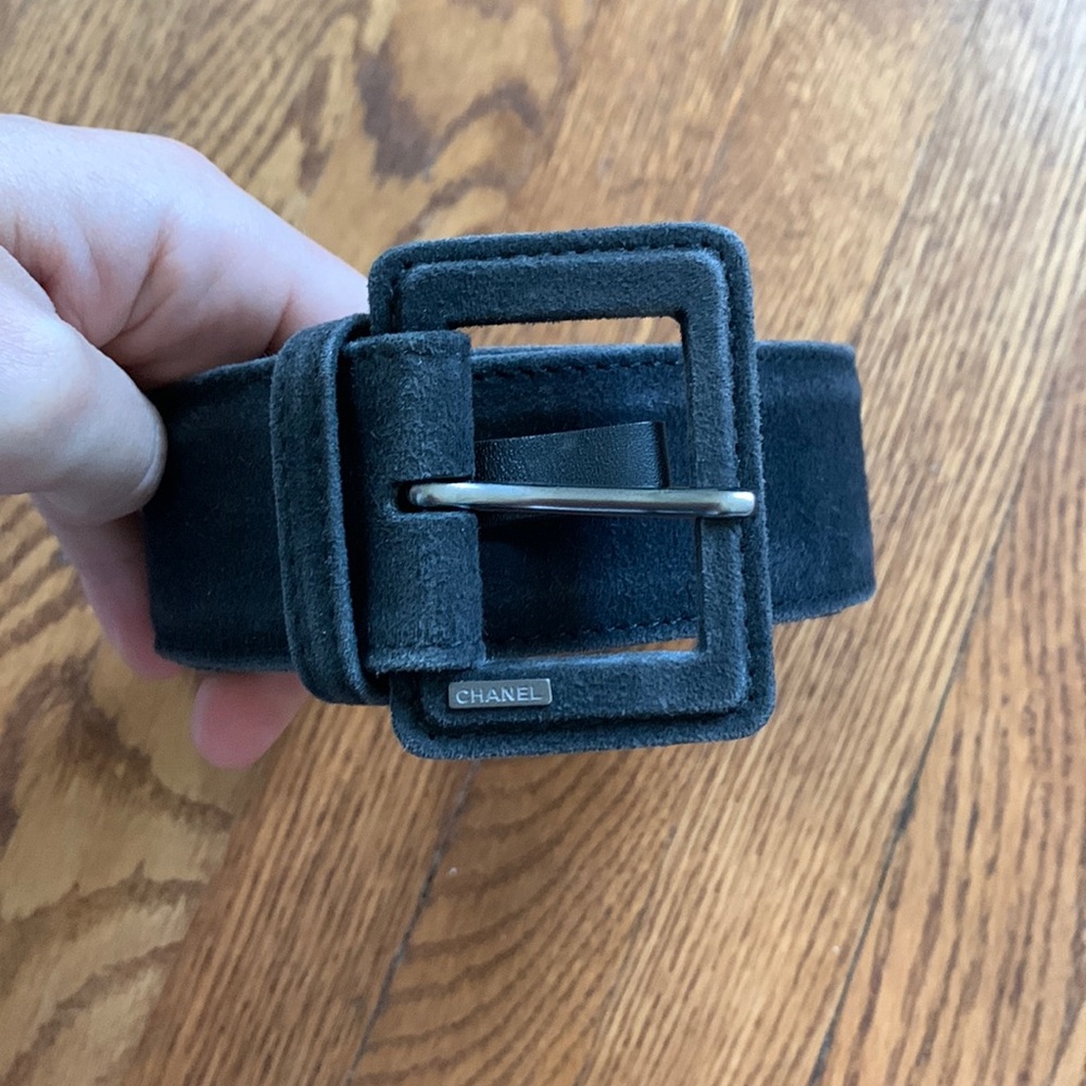 Vintage Chanel Suede Belt